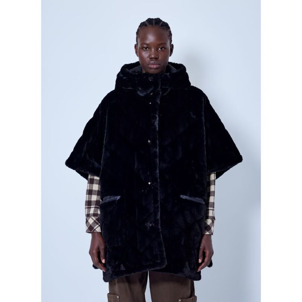 Moncler Women Reversible Hooded Cape